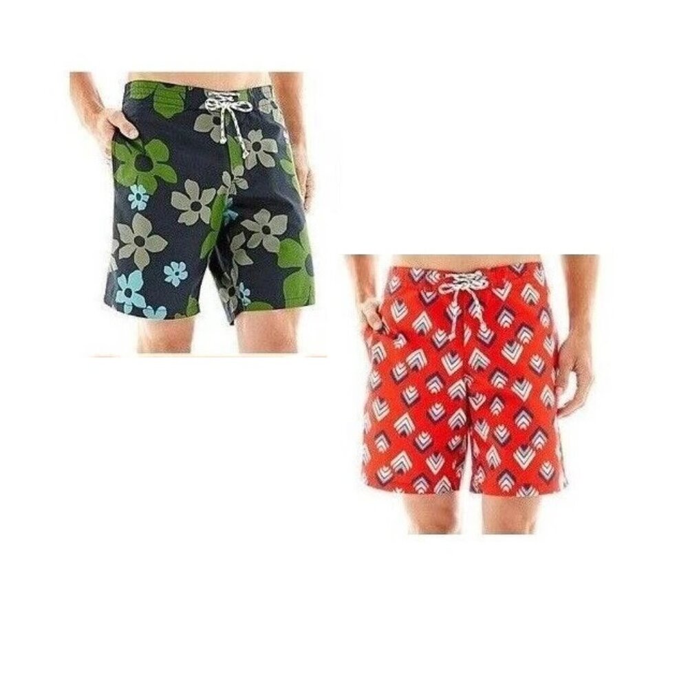 Men's Swim Board Shorts The Tourist by Burkman Bros size L, XXL NEW